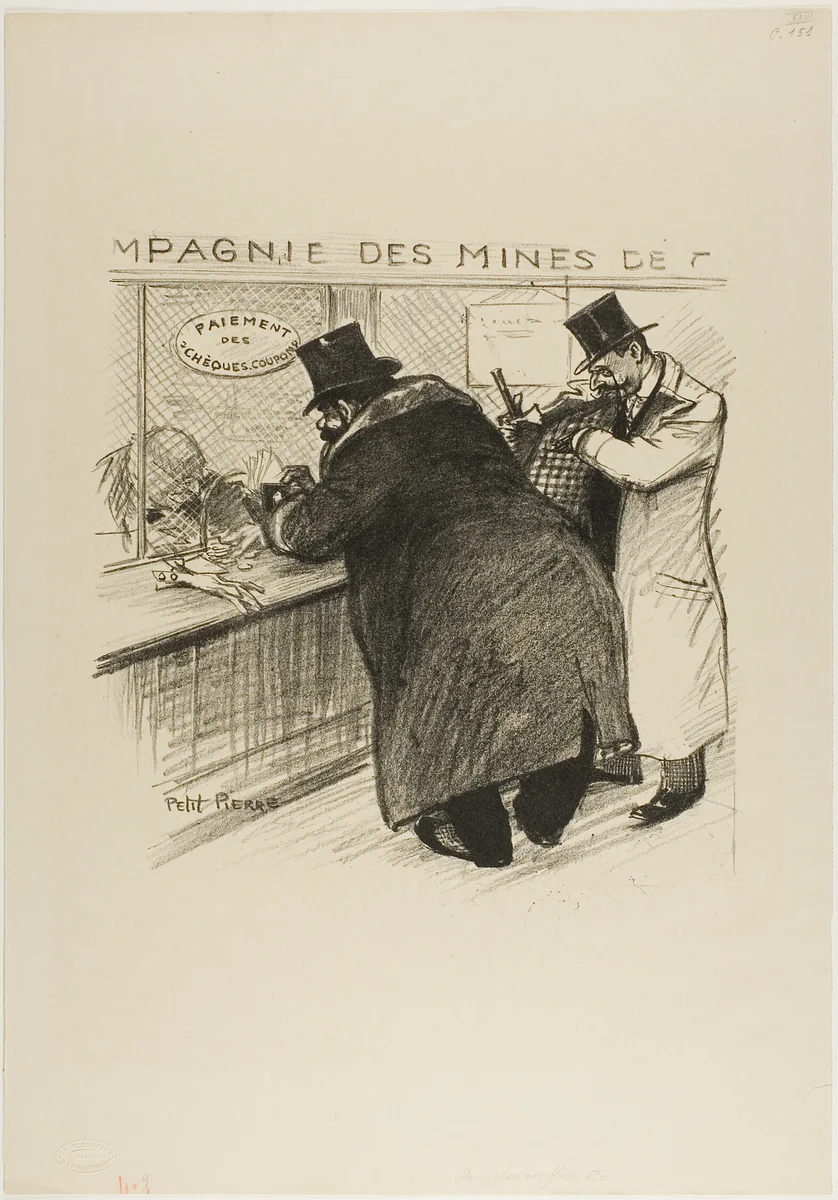 The Opportunist Majority by Théophile Alexandre Steinlen, print, 1894