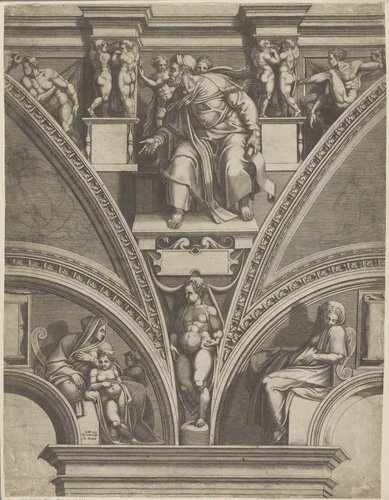 Profeet Ezechiël by Unknown, print, 1540