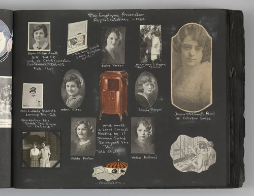 The Story of my Life and Friends as Told by Snapshots from Fourteen On by Blanche Parker, photograph, 1916