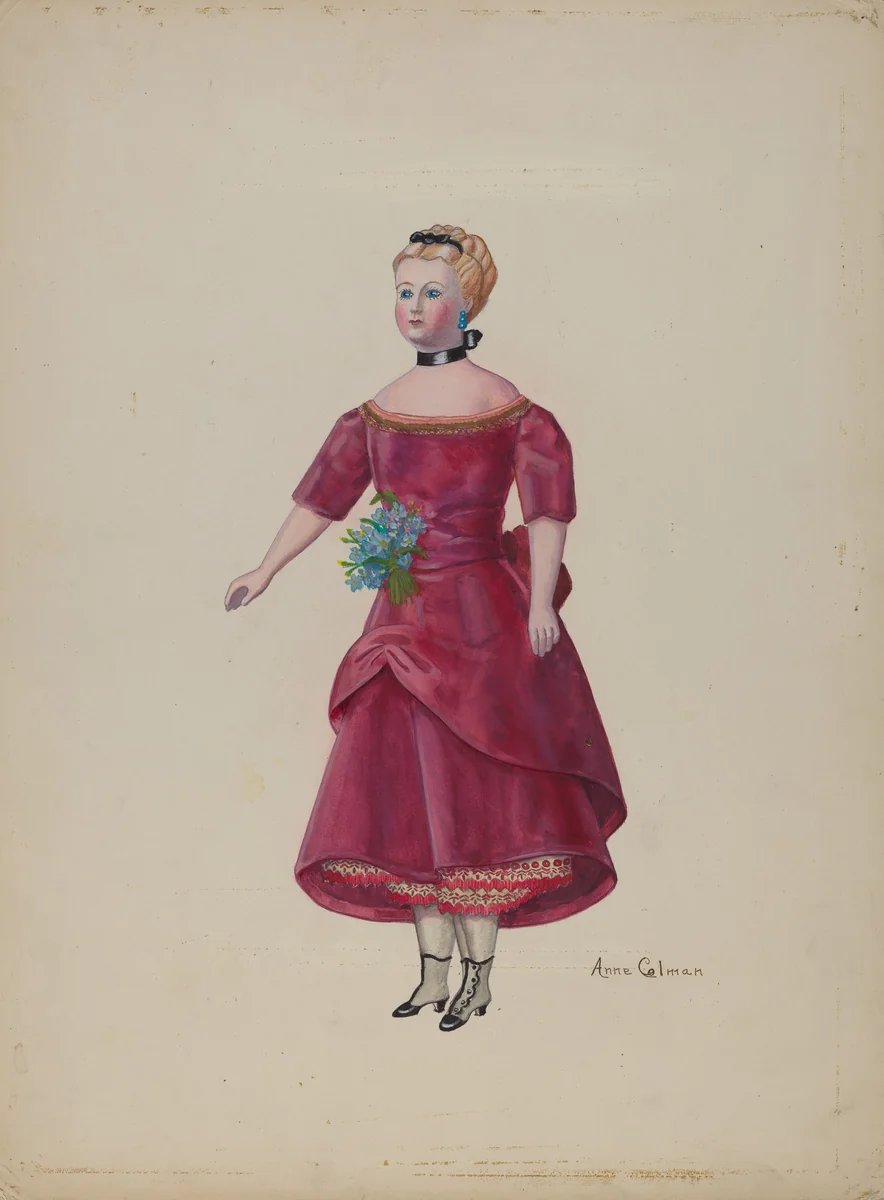 Doll--"Cornelia" by Anne Colman, index of american design, 1937