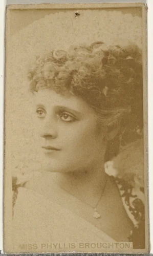 Miss Phyllis Broughton, from the Actors and Actresses series (N145-8) issued by Duke Sons & Co. to promote Duke Cigarettes by W. Duke, Sons & Co., photograph, 1890-1895
