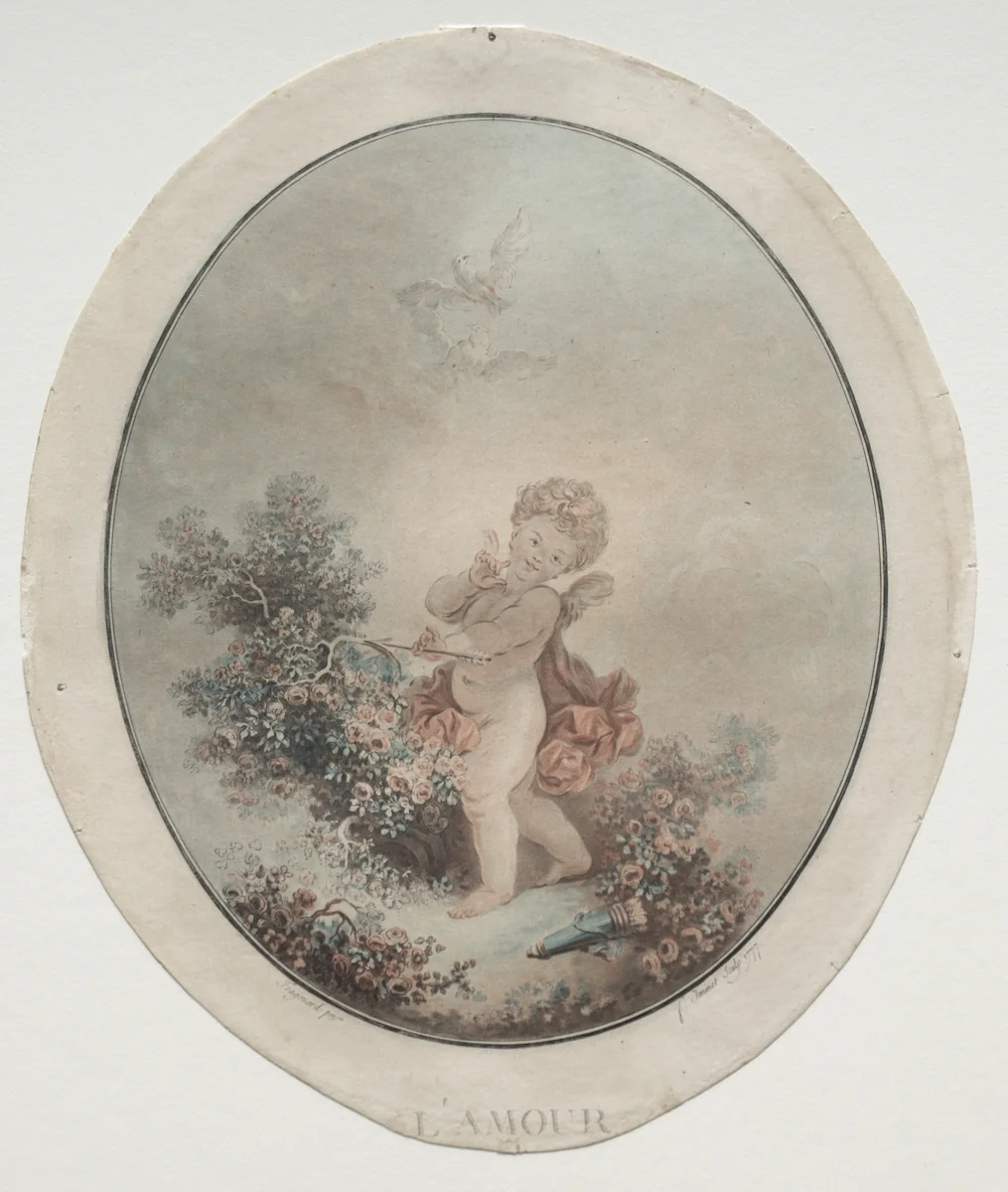 Cupid by Jean François Janinet, print, 1777