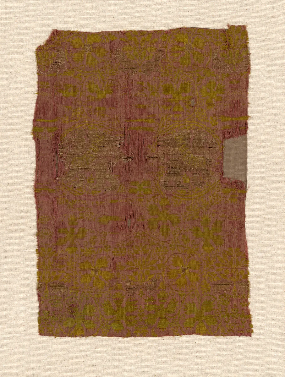 Fragment by Italy, textile, 1325-1375