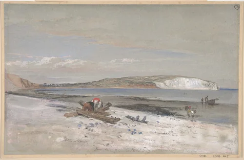 Culver Cliff, Isle of Wight by William Dyce, drawing, 1847