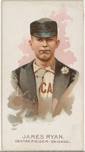 James Ryan, Baseball Player, Center Fielder, Chicago, from World's Champions, Series 2 (N29) for Allen & Ginter Cigarettes by Allen & Ginter, print, 1888