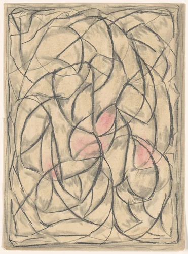 Untitled Abstraction by Abraham Walkowitz, drawing, 1913