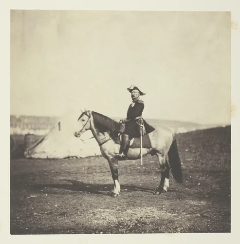 General Bosquet by Roger Fenton, photograph, 1855