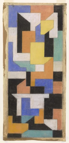 Composition by Chris Hendrik Beekman, drawing, 1916