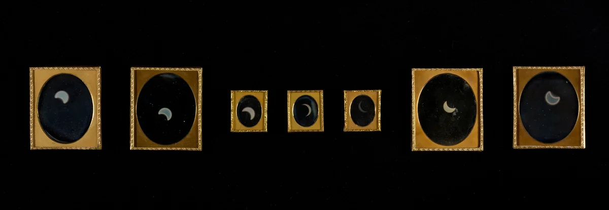 Eclipse of the Sun by W. & F. Langenheim, photograph, 1854