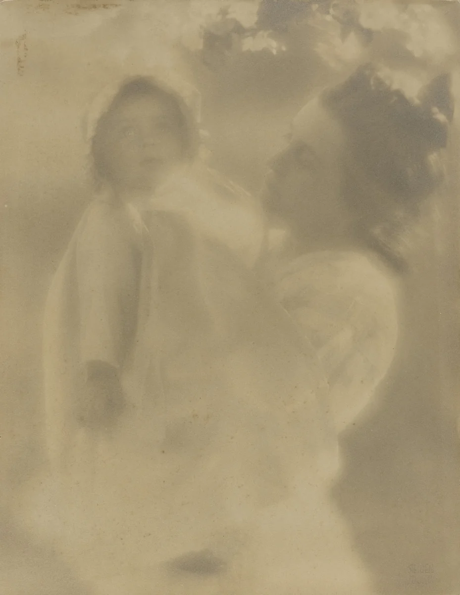 Untitled (Mary and Clara Smith Steichen) by Edward Steichen, photograph, 1905