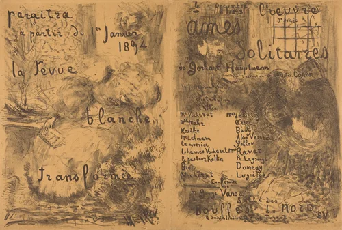 Ames solitaires by Edouard Vuillard, print, 1893