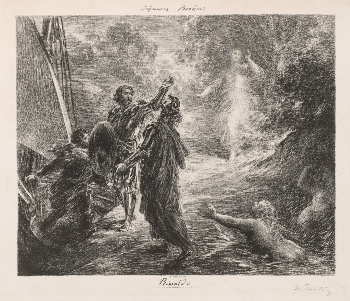 Rinaldo by Henri Fantin-Latour, print, 1878