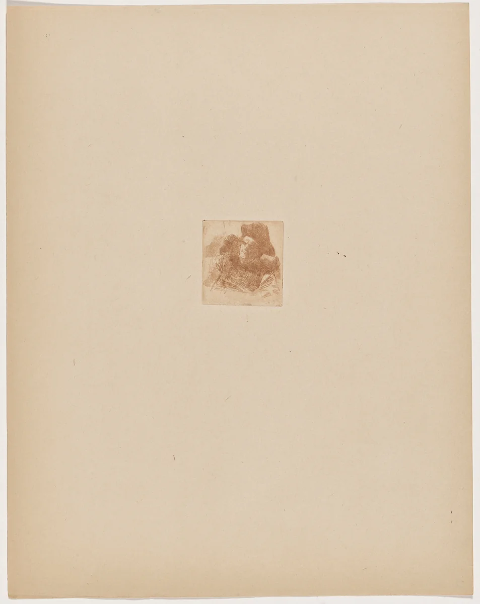 La bailli by Félicien Rops, print, 1895