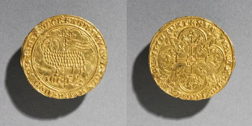 Mouton d'Or of King Jean le Bon of France, 1350-1364 by Unknown, metalwork, 1350-1364