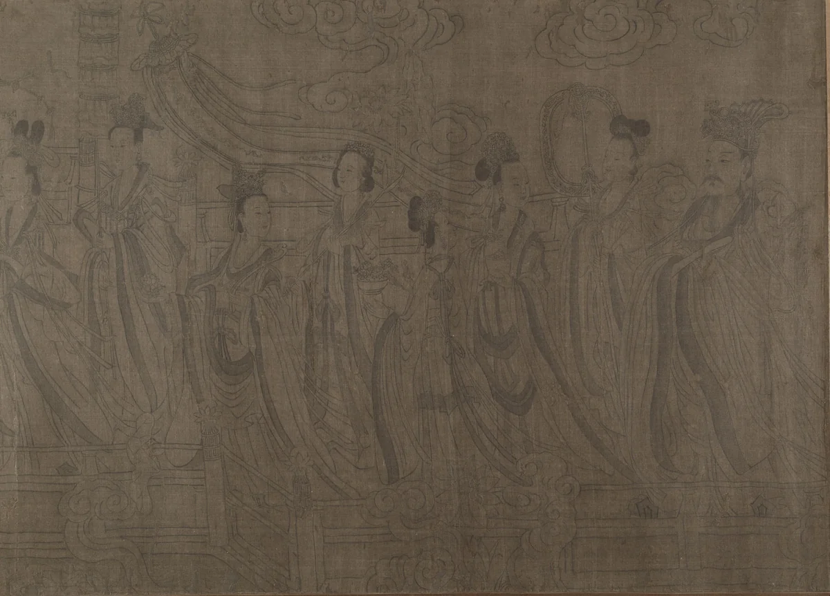 The Five Rulers at the New Year's Reception by Unidentified Artist, painting, 1368-1644