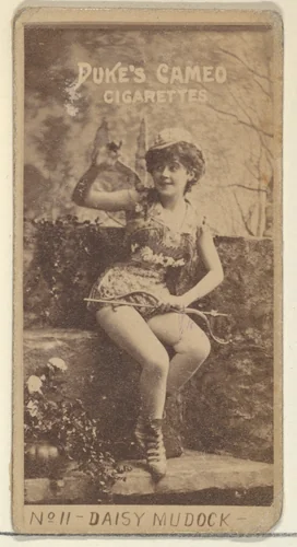 Card Number 11, Daisy Murdoch, from the Actors and Actresses series (N145-4) issued by Duke Sons & Co. to promote Cameo Cigarettes by W. Duke, Sons & Co., photograph, 1880-1889