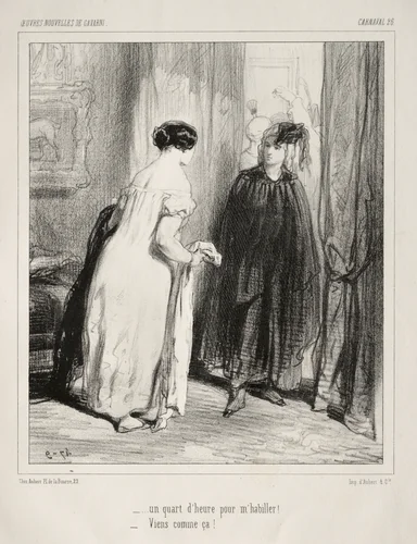 Carnaval by Paul Gavarni, print, 1824-1847