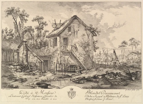 Landscape by Jean-Pierre-Louis-Laurent Hoüel, print, 1759