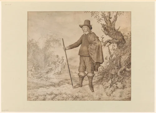 Untitled by Gerrit Adriaensz. de Heer, drawing, 1645-1650