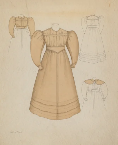 Girl's Dress by Nancy Crimi, index of american design, 1937