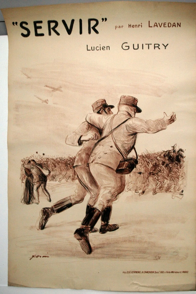 To Serve by Jean-Louis Forain, print, 1913