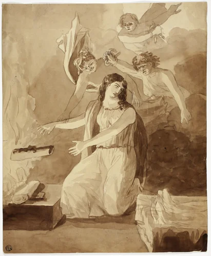 Althaea by Henry Price Bone, drawing, 1821-1822