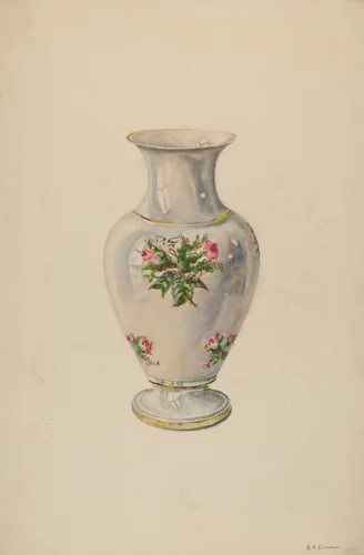 Vase by Byron Dingman, index of american design, 1938