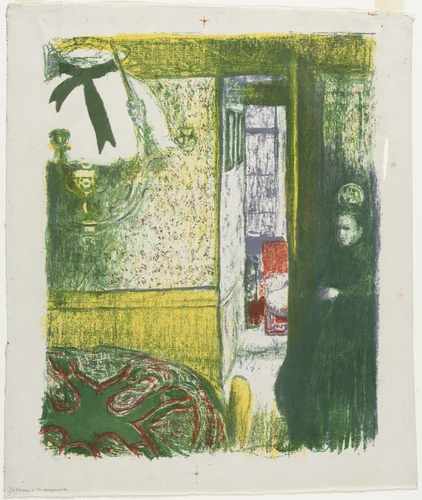 Interior with a Hanging Lamp by Edouard Vuillard, print, 1899