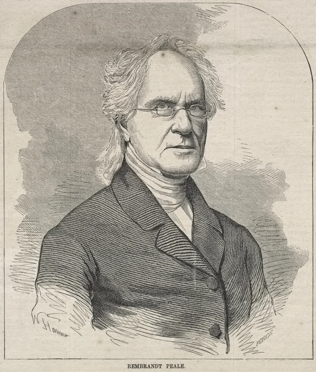 Rembrandt Peale by Winslow Homer, print, 1857