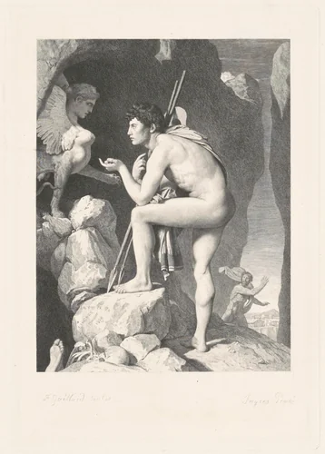 Oedipus (Oedipe) by Ferdinand Gaillard
Jean-Auguste-Dominique Ingres, print, 1876
