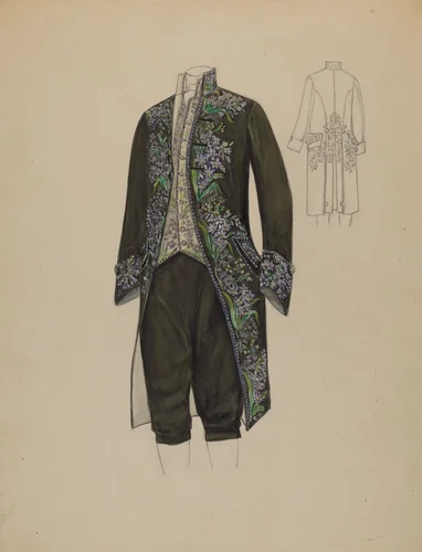 Suit by American 20th Century, index of american design, 1935-1942