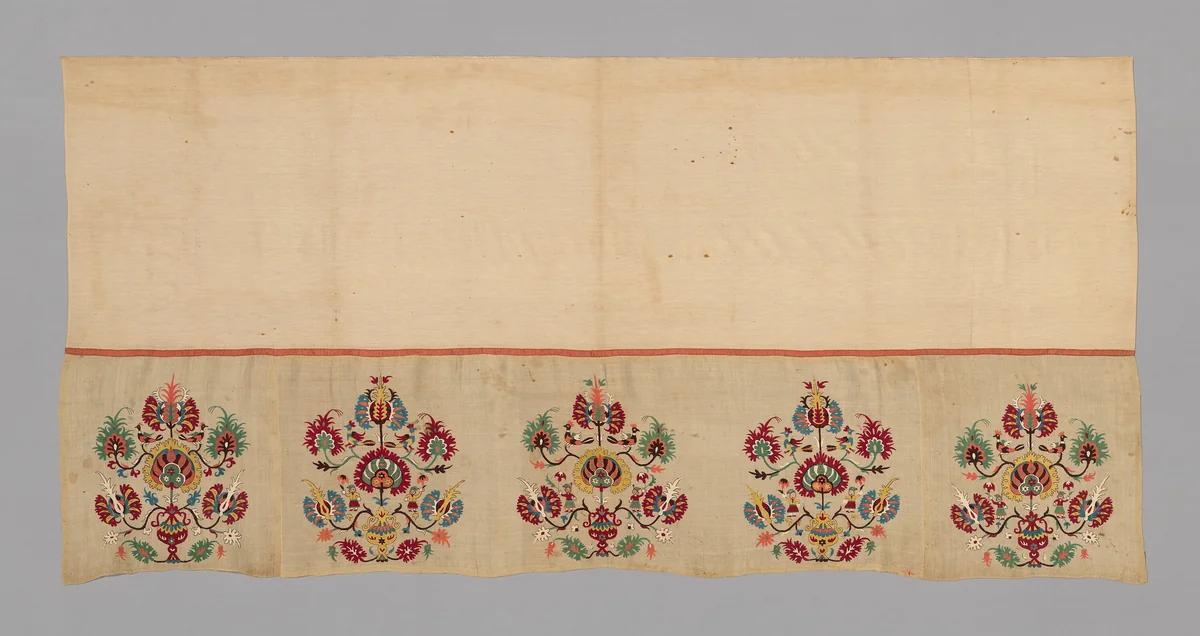 Bed Valance by Greece, textile, 1701-1800