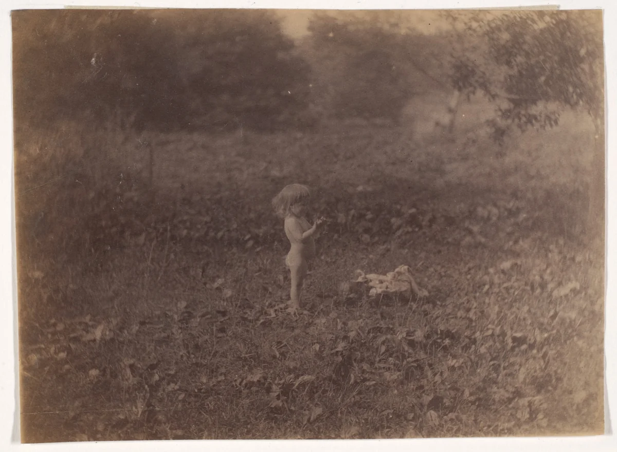 Katie Crowell in Avondale, Pennsylvania by Thomas Eakins, photograph, 1887