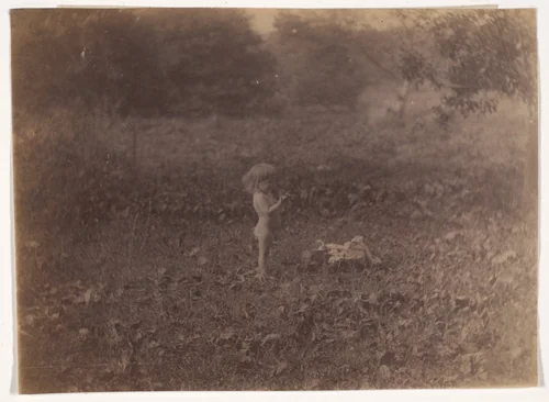 Katie Crowell in Avondale, Pennsylvania by Thomas Eakins, photograph, 1887