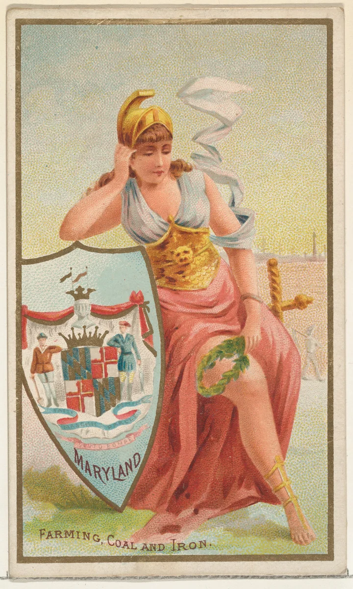 Maryland, from the Industries of States series (N117) issued by Duke Sons & Co. to promote Honest Long Cut Tobacco by W. Duke, Sons & Co., print, 1889