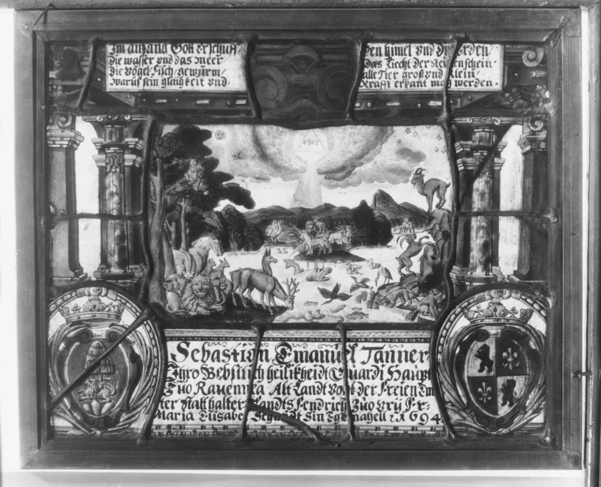 The Creation of the Animals (one of a set of four) by Muller, other, 1694