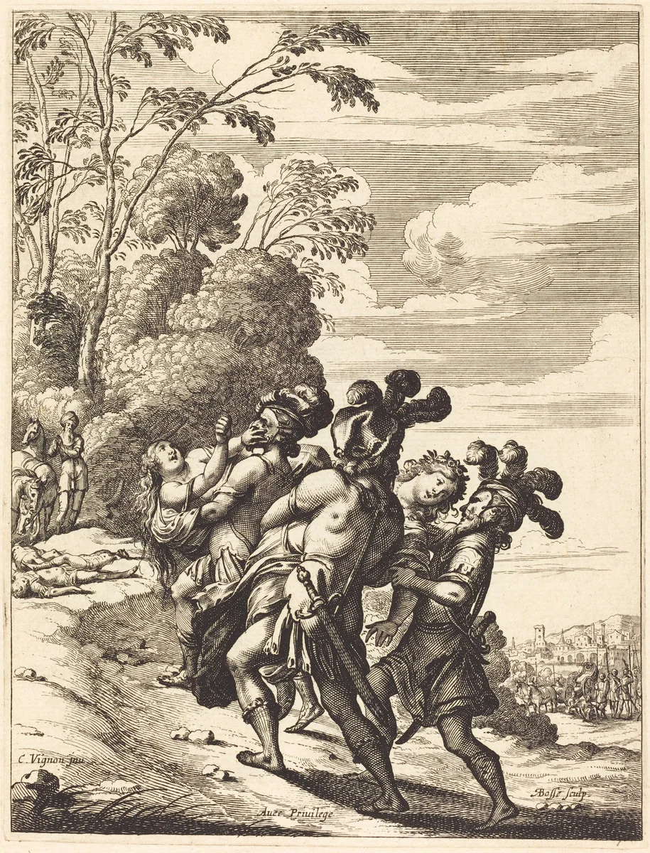 Illustration to Jean Desmarets' "L'Ariane" by Abraham Bosse
Claude Vignon, print, 1639