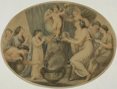 Allegorical Subject by Francesco Bartolozzi, print, 1747-1815