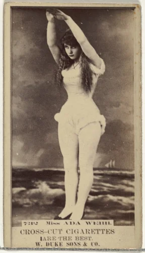 Card Number 732, Ada Webb, from the Actors and Actresses series (N145-3) issued by Duke Sons & Co. to promote Cross Cut Cigarettes by W. Duke, Sons & Co., photograph, 1880-1889