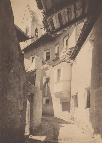 A Street in Sterzing, The Tyrol by Alfred Stieglitz, photograph, 1890