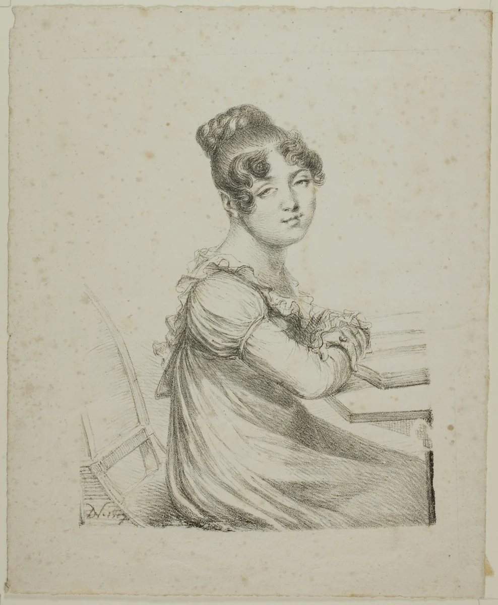 Portrait of Countess Mollien by Dominique Vivant Denon, print, 1816