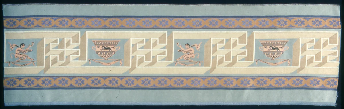 Border by France, textile, 1790-1799