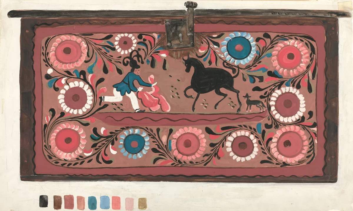 Chest by Margery Parish, index of american design, 1938