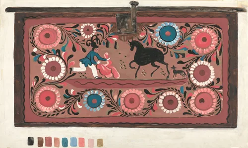 Chest by Margery Parish, index of american design, 1938