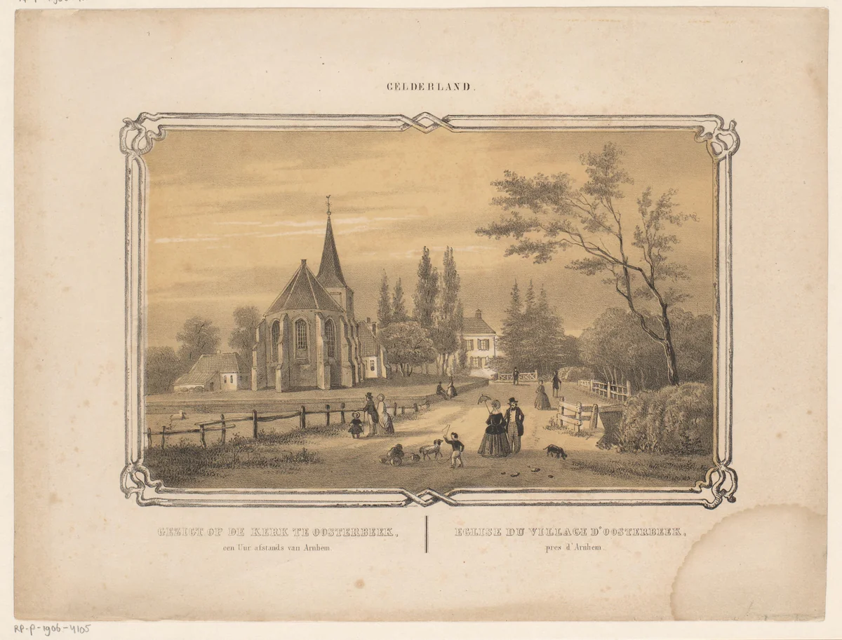 Kerk te Sonsbeek by Frederik Lodewijk Huygens, print, 1812-1887