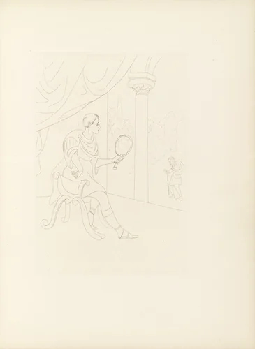 Untitled (plate, folio 7) from Ten Sonnets by Othon Coubine, illustrated book, 1924
