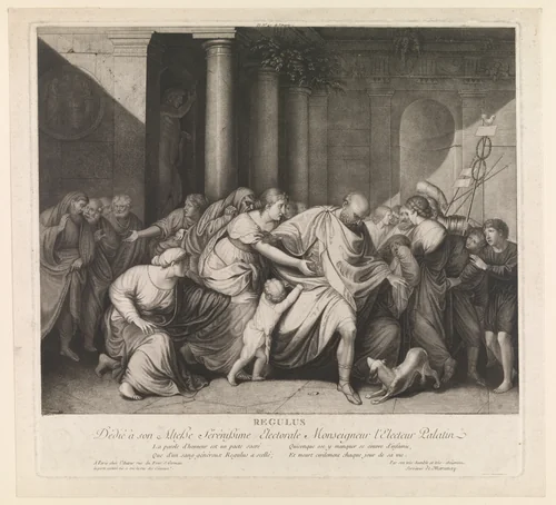 Regulus by Antoine de Marcenay de Ghuy, print, 1772