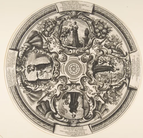 The Four Seasons by Abraham Bosse, print, 1630-1676