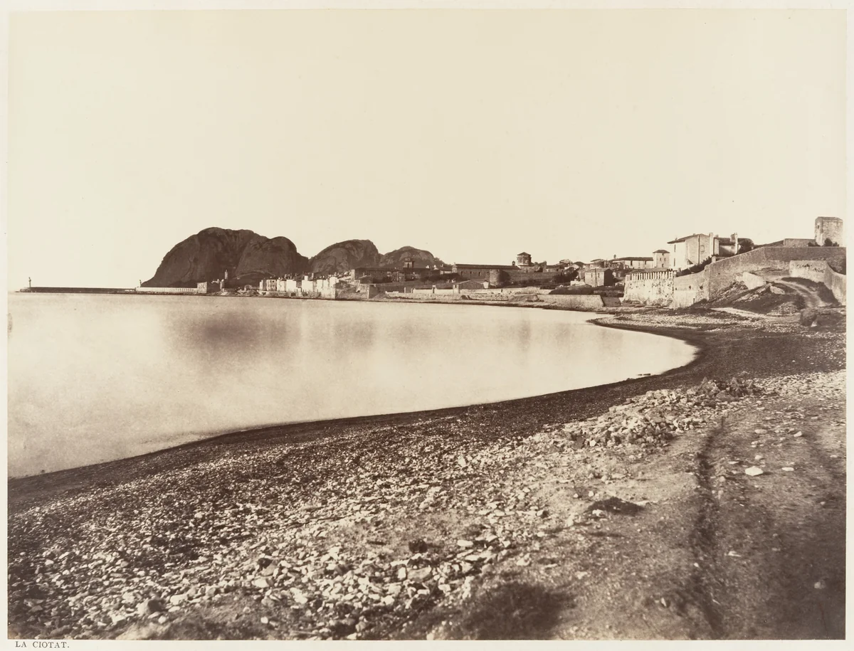 La Ciotat by Edouard Baldus, photograph, 1859-1861