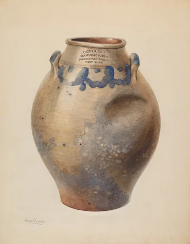 Jar by Charles Caseau, index of american design, 1937